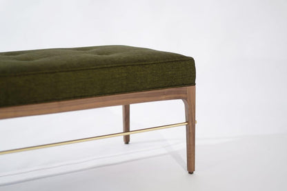Linear Bench in Natural Walnut Series 48 by Stamford Modern
