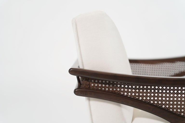 Mid-Century Modern Butterfly Lounge Chair in Mohair, circa 1960s