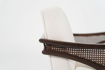 Mid-Century Modern Butterfly Lounge Chair in Mohair, circa 1960s