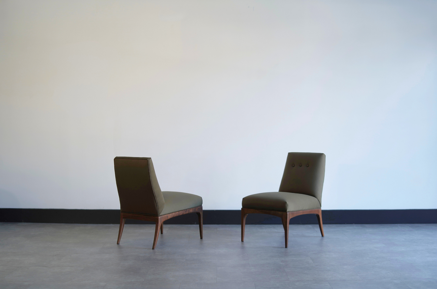 Set of Slipper Chairs by Erwin Lambeth, C. 1950s