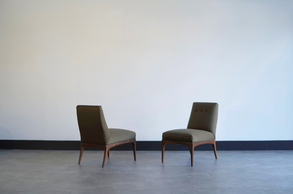 Set of Slipper Chairs by Erwin Lambeth, C. 1950s