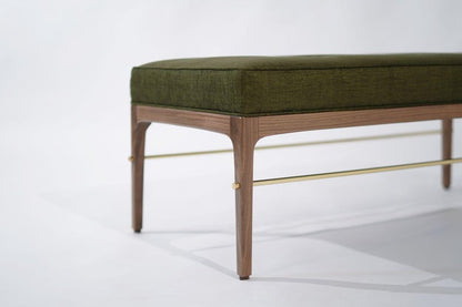 Linear Bench in Natural Walnut Series 48 by Stamford Modern