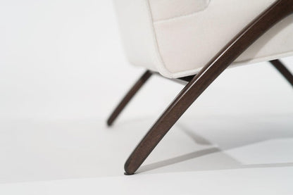 Mid-Century Modern Butterfly Lounge Chair in Mohair, circa 1960s