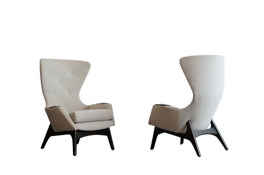 Wingback Lounge Chairs by Adrian Pearsall, C. 1950s