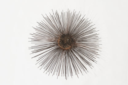 Industrial Metal Alloys Sunburst Wall Sculpture, C. 1970s