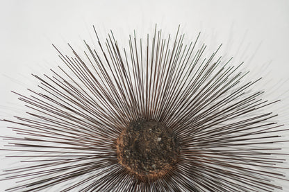 Industrial Metal Alloys Sunburst Wall Sculpture, C. 1970s