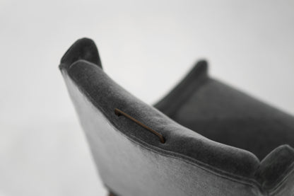 Set of Slipper Chairs by Selig in Plush Mohair, C. 1950s