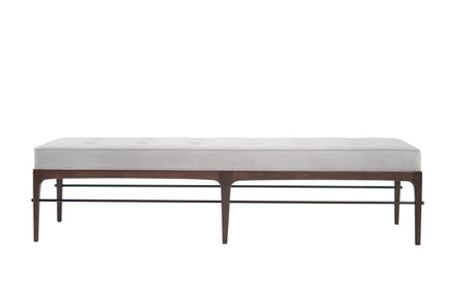 Linear Bench in Dark Walnut Series 72