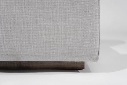 Italian Lounge Chairs in Grey Linen, C. 1950s