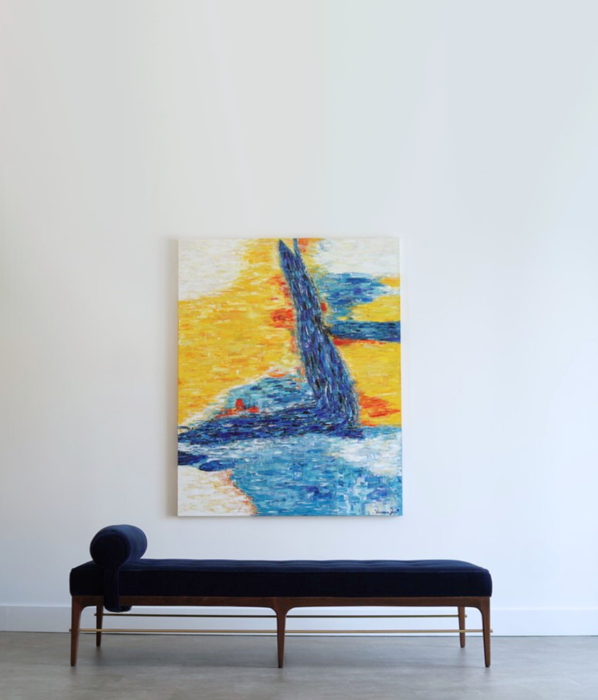 Linear Daybed in Dark Walnut Series 72