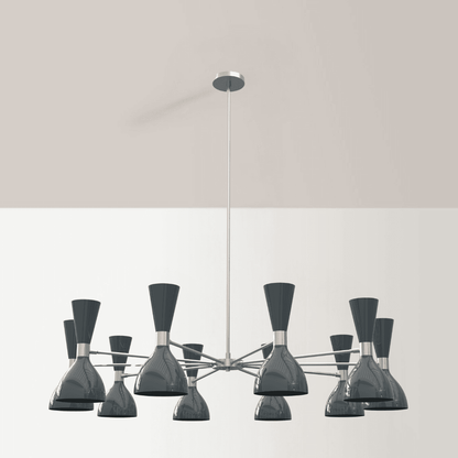 Ludo (Polished Nickel, Slate)