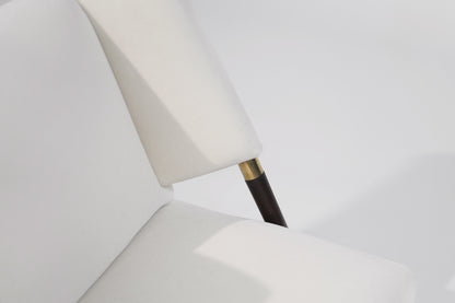 Set of Lounge Chairs by Karpen of California in Mohair, C. 1950s