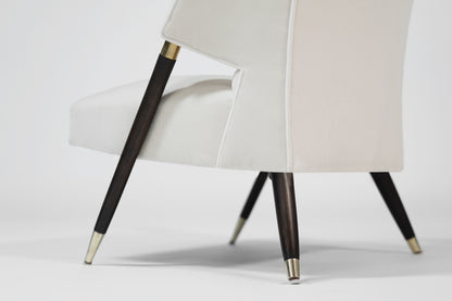 Set of Lounge Chairs by Karpen of California in Mohair, C. 1950s