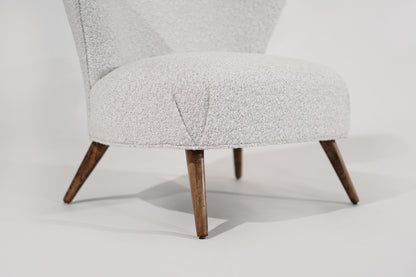 Scandinavian Modern Wingback Lounges, Denmark, C. 1950s