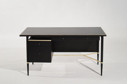 Ebonized Mahogany Desk by Paul McCobb, Connoisseur Collection, C. 1950s