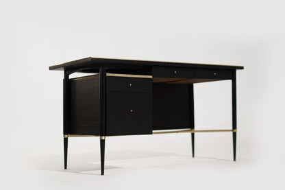 Ebonized Mahogany Desk by Paul McCobb, Connoisseur Collection, C. 1950s