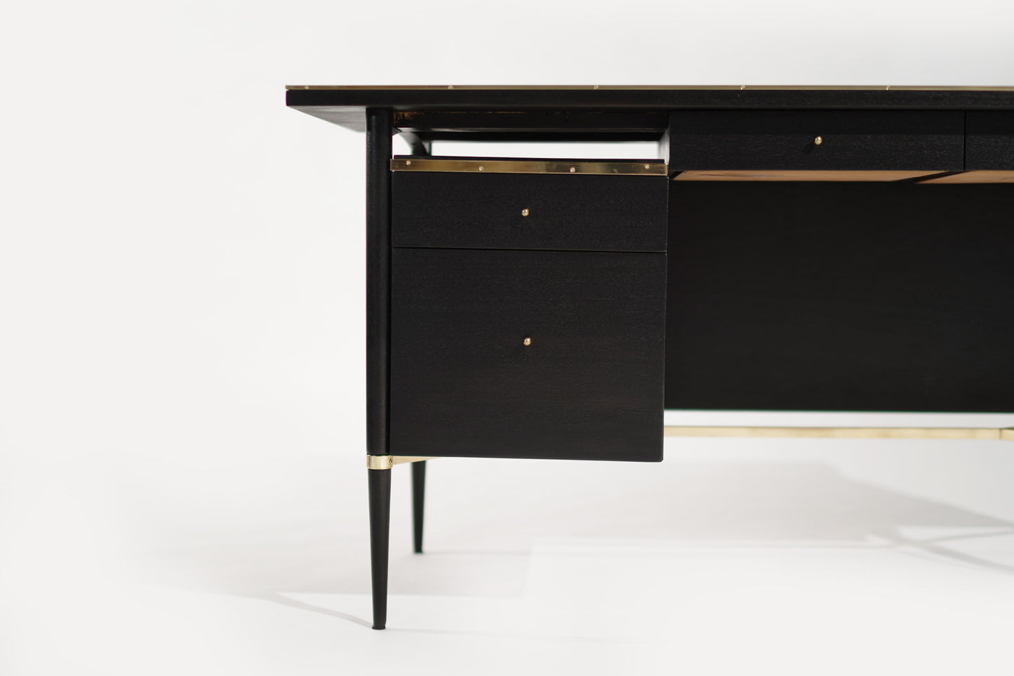 Ebonized Mahogany Desk by Paul McCobb, Connoisseur Collection, C. 1950s