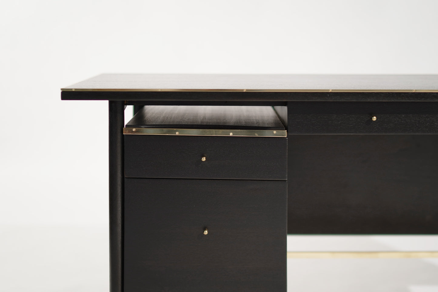 Ebonized Mahogany Desk by Paul McCobb, Connoisseur Collection, C. 1950s