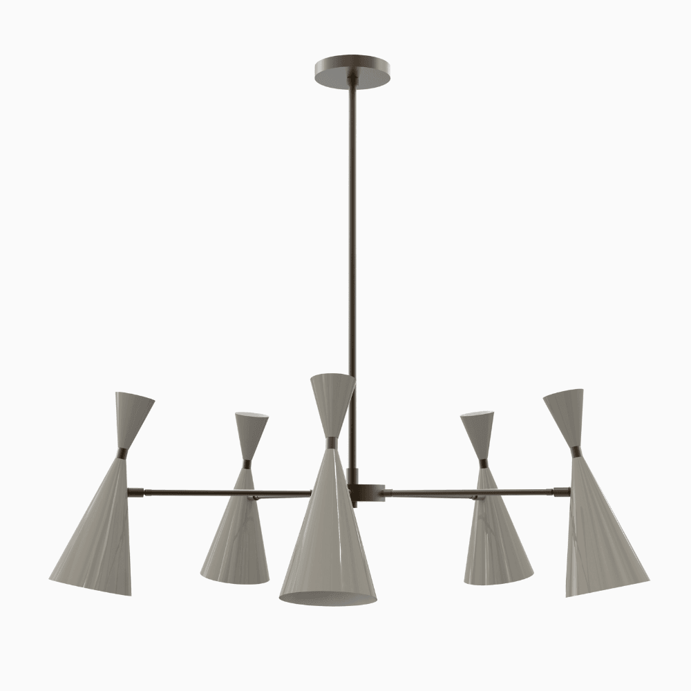 Petite Monolith (Dark Bronze Enamel, Pearl)