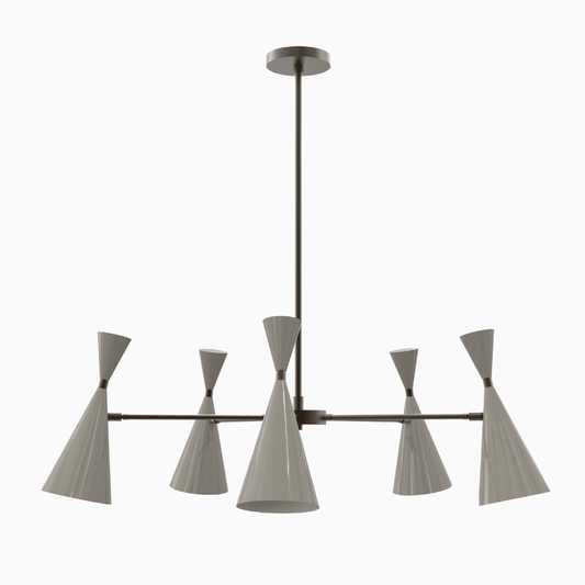 Petite Monolith (Dark Bronze Enamel, Pearl)