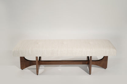 Artisanal Bench in Natural Walnut