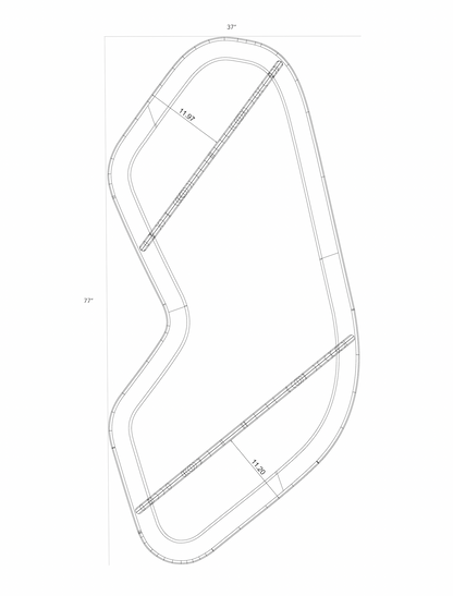 Contour Coffee Table in Espresso