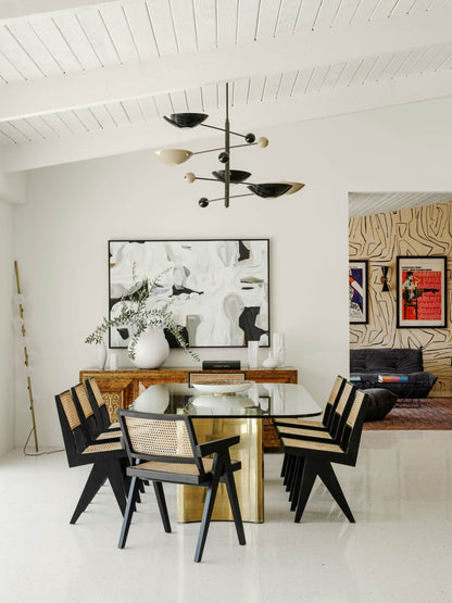 Catalonia (Pearl, Charcoal, Dark Bronze Enamel) — Interior by Ryan Saghian, Photo by Lance Gerber