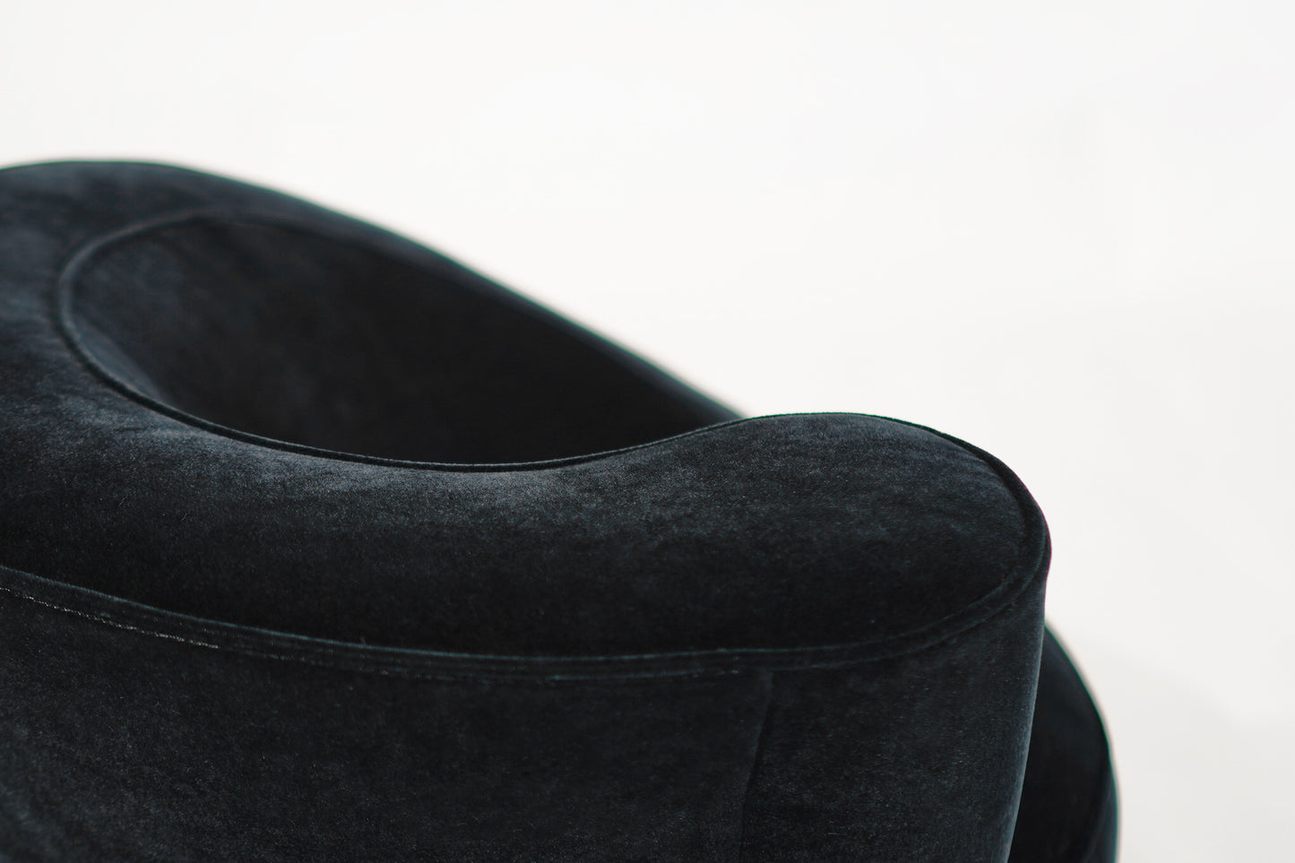 Set of Corkscrew Swivel Lounge Chairs by Vladimir Kagan in Mohair. C. 1970s