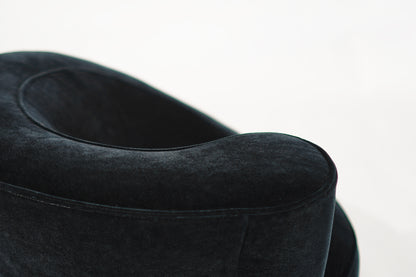 Set of Corkscrew Swivel Lounge Chairs by Vladimir Kagan in Mohair. C. 1970s