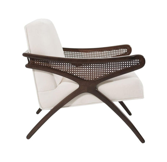 Mid-Century Modern Butterfly Lounge Chair in Mohair, circa 1960s