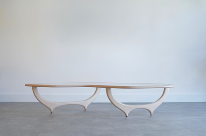 Contour Coffee Table in White Oak