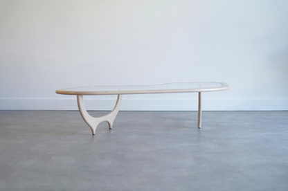 Contour Coffee Table in White Oak