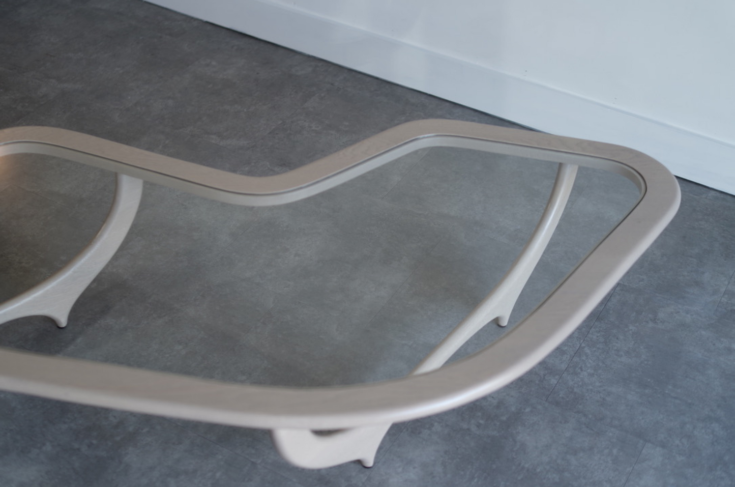 Contour Coffee Table in White Oak