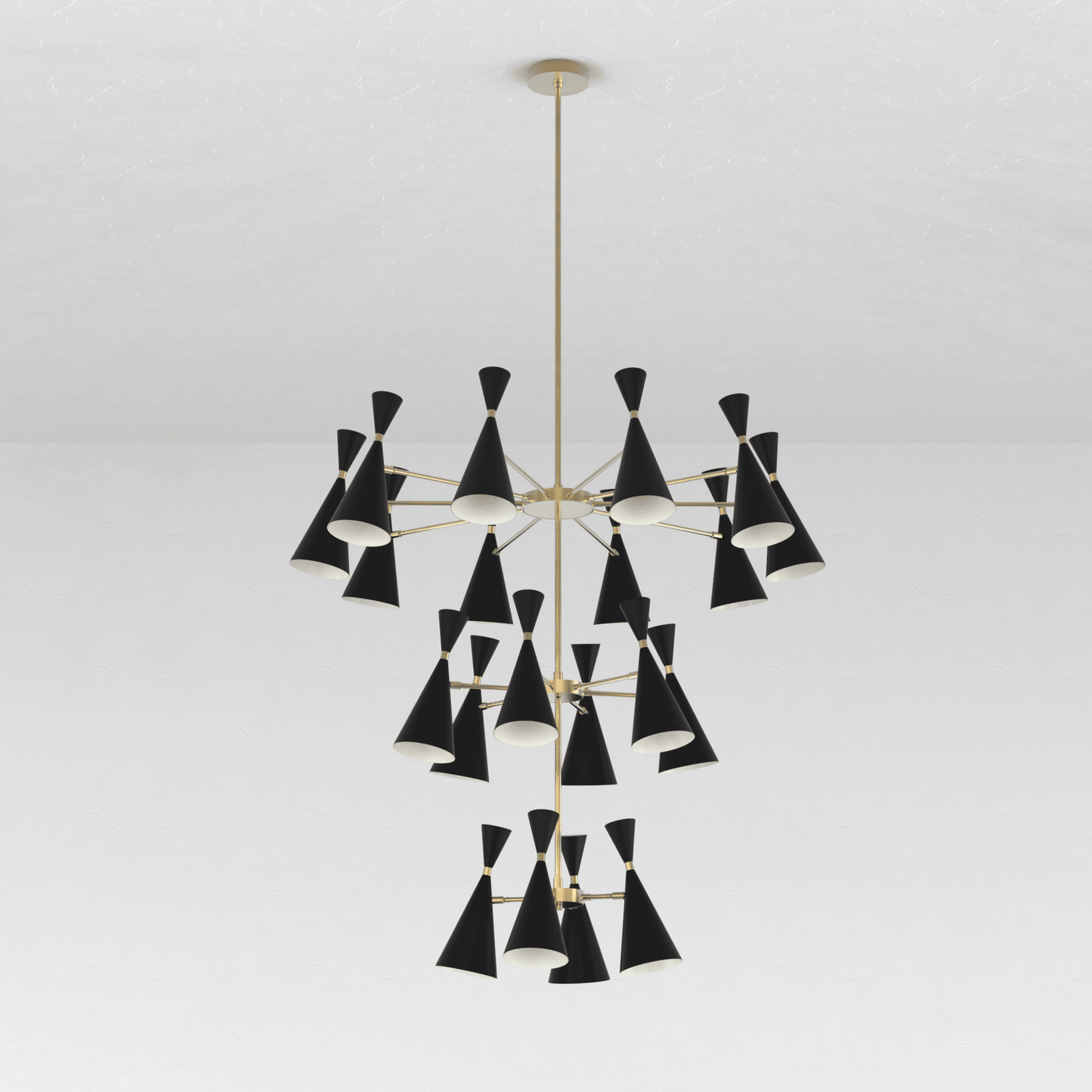 Monolith 3-Tier (Natural Brass/Black)