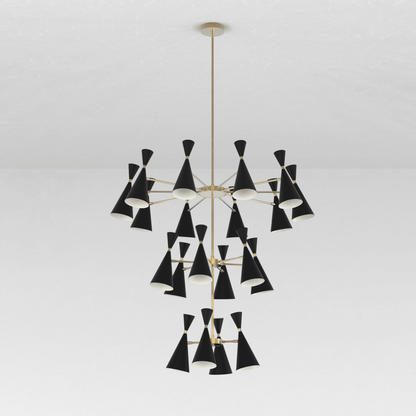 Monolith 3-Tier (Natural Brass/Black)