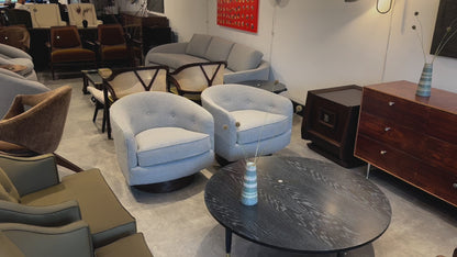 Set of Swivel Tilt Lounge Chairs by Milo Baughman, C. 1960s