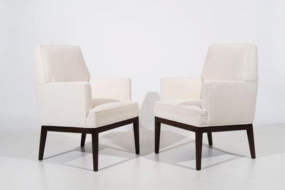 Set of Club Chairs in Mohair by Jens Risom, C. 1960's