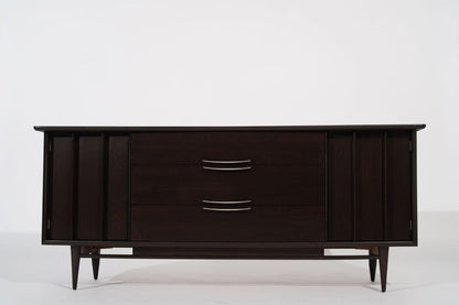 Eloquence Credenza in Dark Walnut by Kent Coffey, circa 1950s