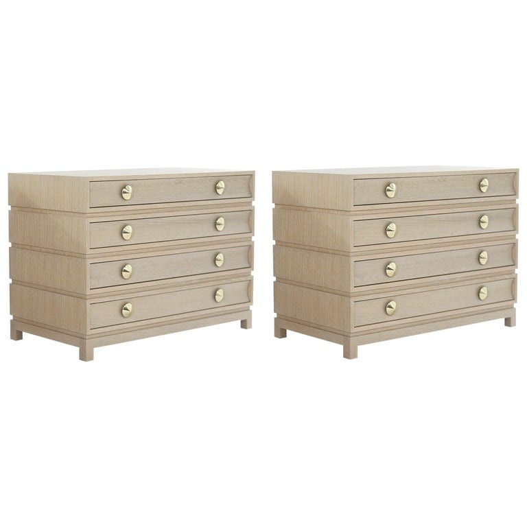Stacked Dressers in Limed Oak