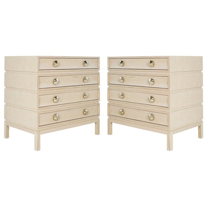 Stacked Chests of Drawers in Limed Oak