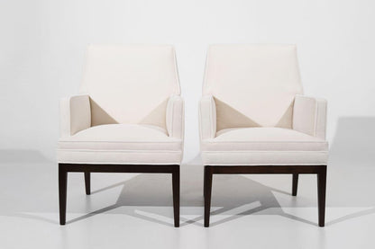 Set of Club Chairs in Mohair by Jens Risom, C. 1960's