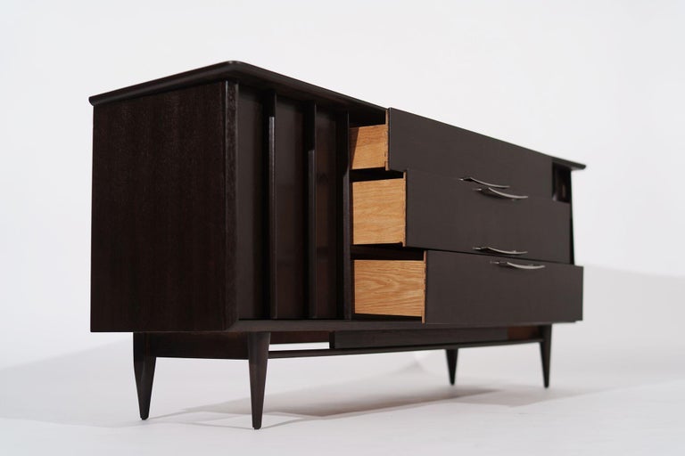 Eloquence Credenza in Dark Walnut by Kent Coffey, circa 1950s