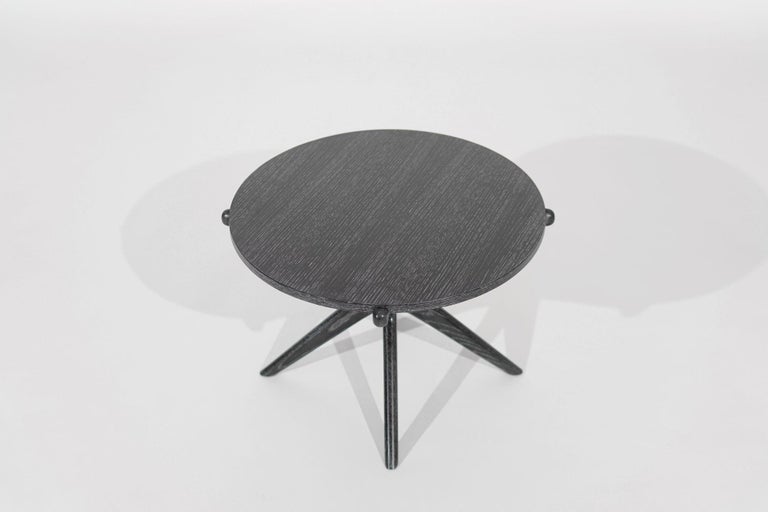 Set of Gazelle End Tables in Limed Oak