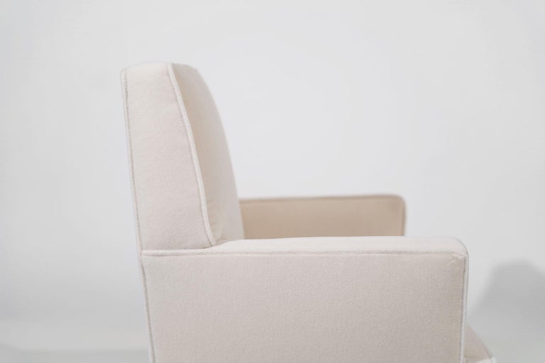 Set of Club Chairs in Mohair by Jens Risom, C. 1960's