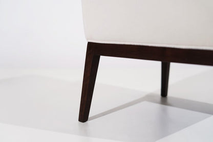 Set of Club Chairs in Mohair by Jens Risom, C. 1960's