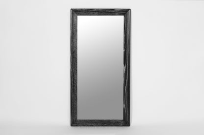 Modernist Limed Oak Rectangular Mirror, Circa 1960s