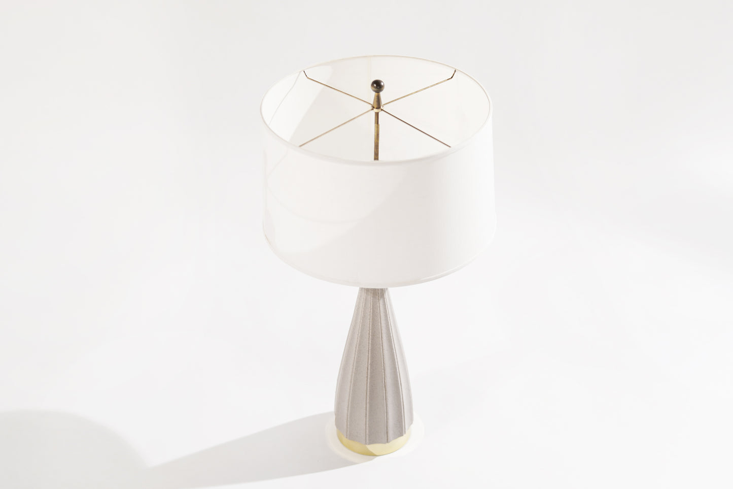 Porcelain Table Lamp by Gerald Thurston for Lightolier, 1950s