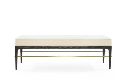 Linear Bench in Black Ceruse Series 48
