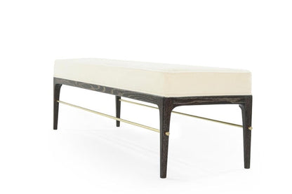 Linear Bench in Black Ceruse Series 48