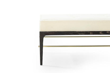 Linear Bench in Black Ceruse Series 48